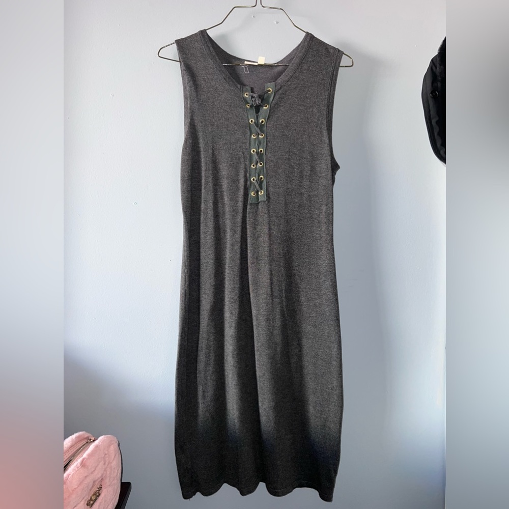 Dark Grey I JOAH midi dress